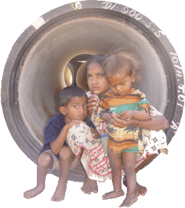 Children's Charity In India, Children 	Walking Tall, Helping Street & Slum Children In India